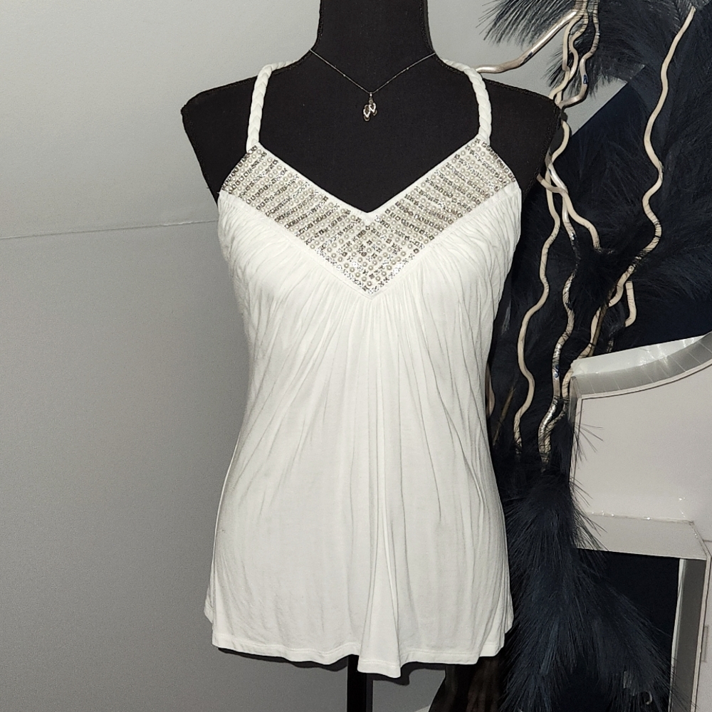 White diamonds and pearls tank